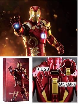Amazon.com: LonullyMege 7inch Light UpIronman Action Figure